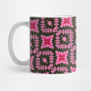 Diagonal pattern Mug